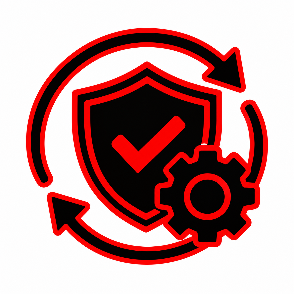 Icon representing increased product reliability